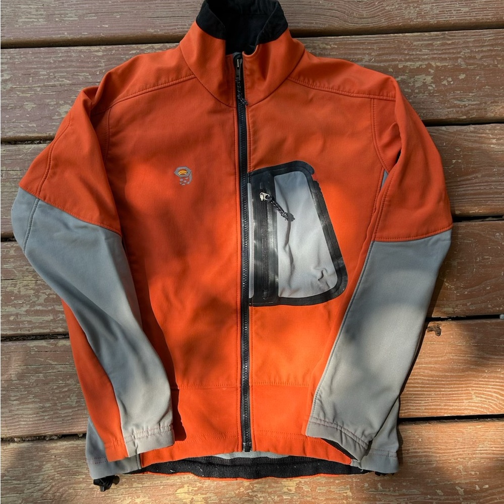 Men's Orange and Gray Jacket